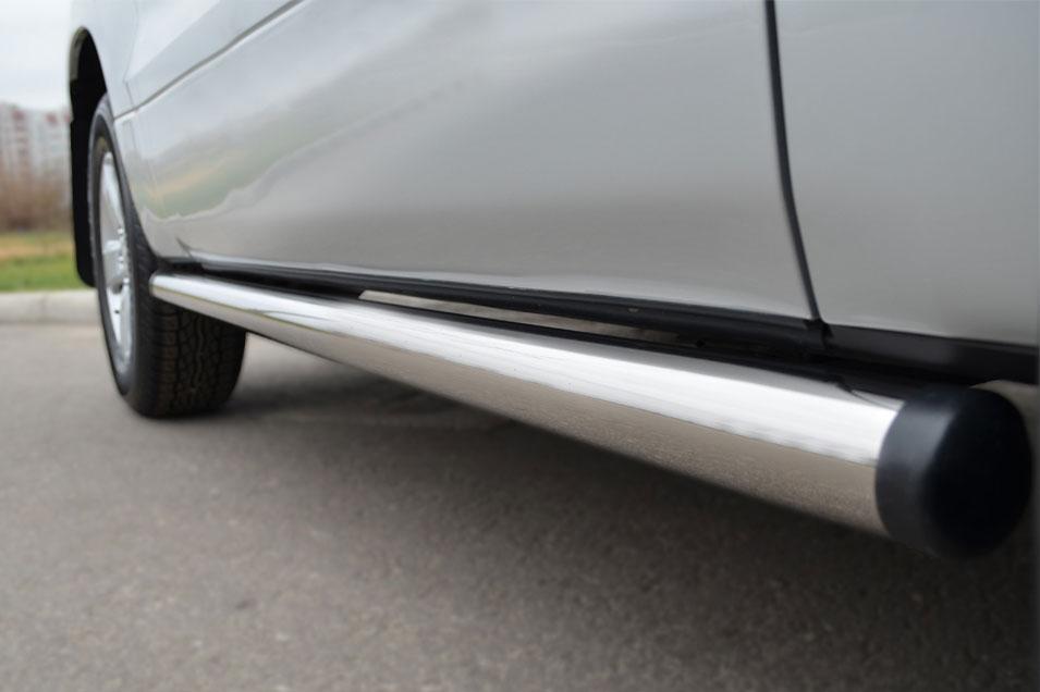 Пороги труба d57 вариант 2 для Suzuki Grand Vitara 3d 2012, Slitkoff SV3T-0011072