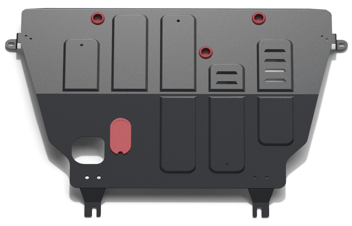 Защита картера и КПП АвтоБроня для Toyota Verso (V - 1.6; 1.8) 2009-2016, штампованная, сталь 1.8 мм, без крепежа, 1.05702.2