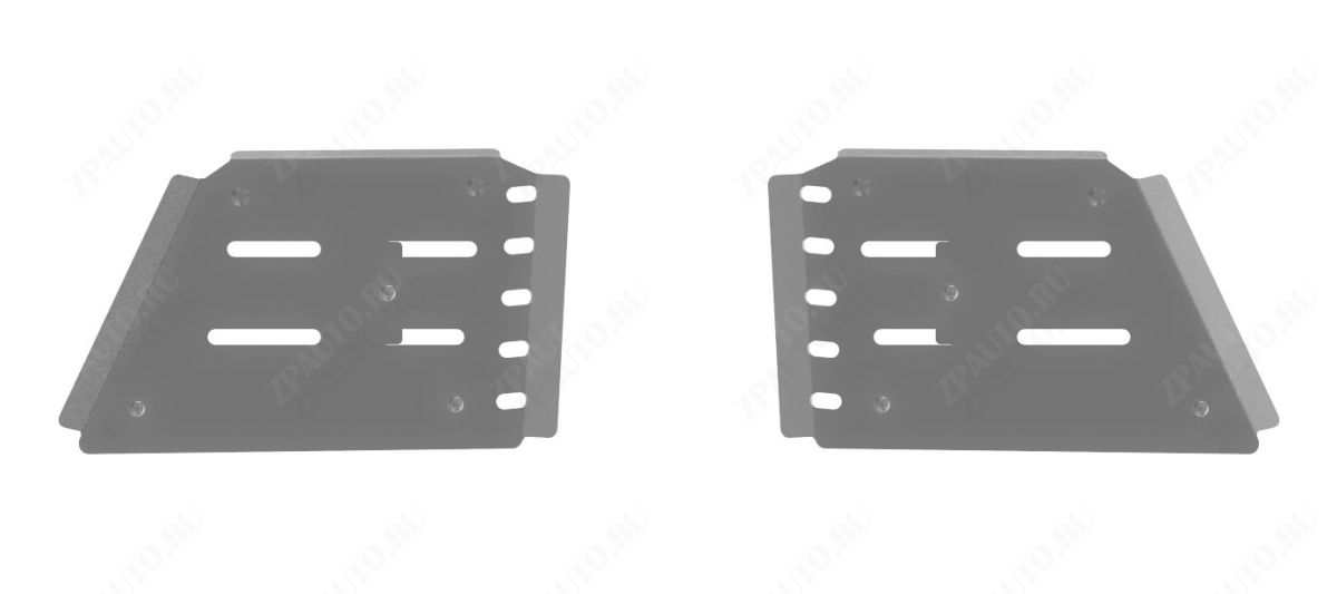 Защита порогов для CAN-AM Outlander G1 2007-12, алюминий 4 мм, STORM, арт. 1349