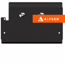 Защита  радиатора Toyota  Land Cruiser 76 (J70) 2007-2023 V-4,5D , ALFeco, сталь 2мм, арт. ALF2456st