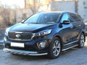 Пороги с листом d60 на KIA Sorento Prime 2015, Технотек KSTP15_2