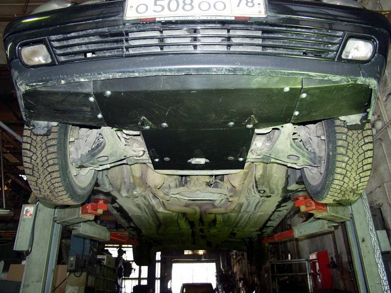 Защита картера для Mercedes-Benz E-Klasse  1995 - 2002, V-2,0 - 4,2; 2,2D - 3,2D, Sheriff, сталь 2,0 мм, арт. 13.1169