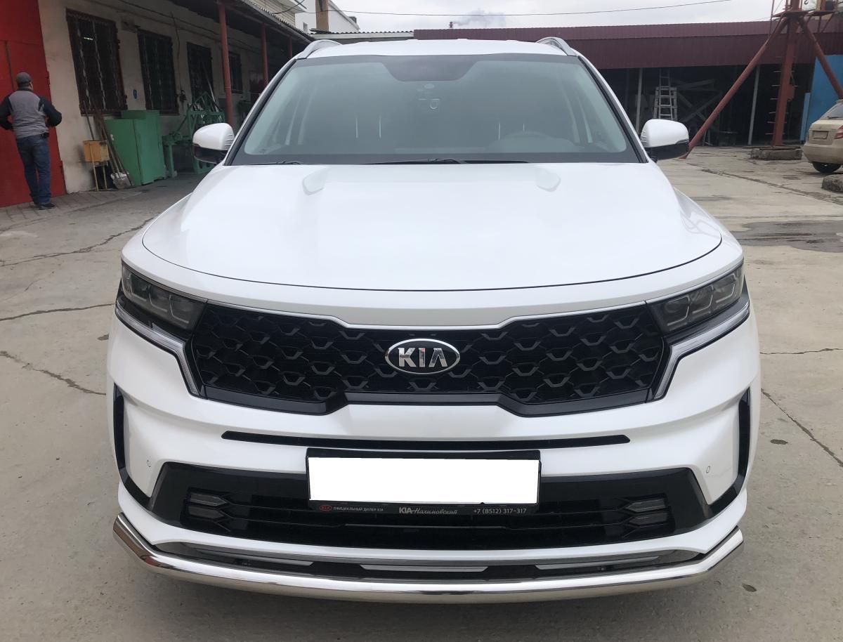 Защита переднего бампера для автомобиля  KIA Sorento MQ4 2020 арт. KSRMQ4.20.02