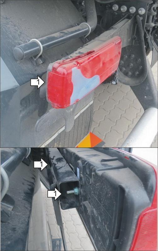 Защиты Грузовые Motodor (Осветительные приборы), 2 мм, Сталь оцинкованная для MAN TGS 2007- арт. 24811