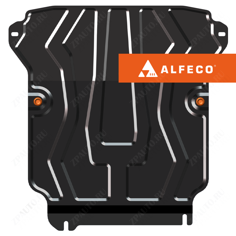 Защита  радиатора и картера Nissan Navara (D40) 2005-2015 V-2,5D , ALFeco, сталь 2мм, арт. ALF1505st