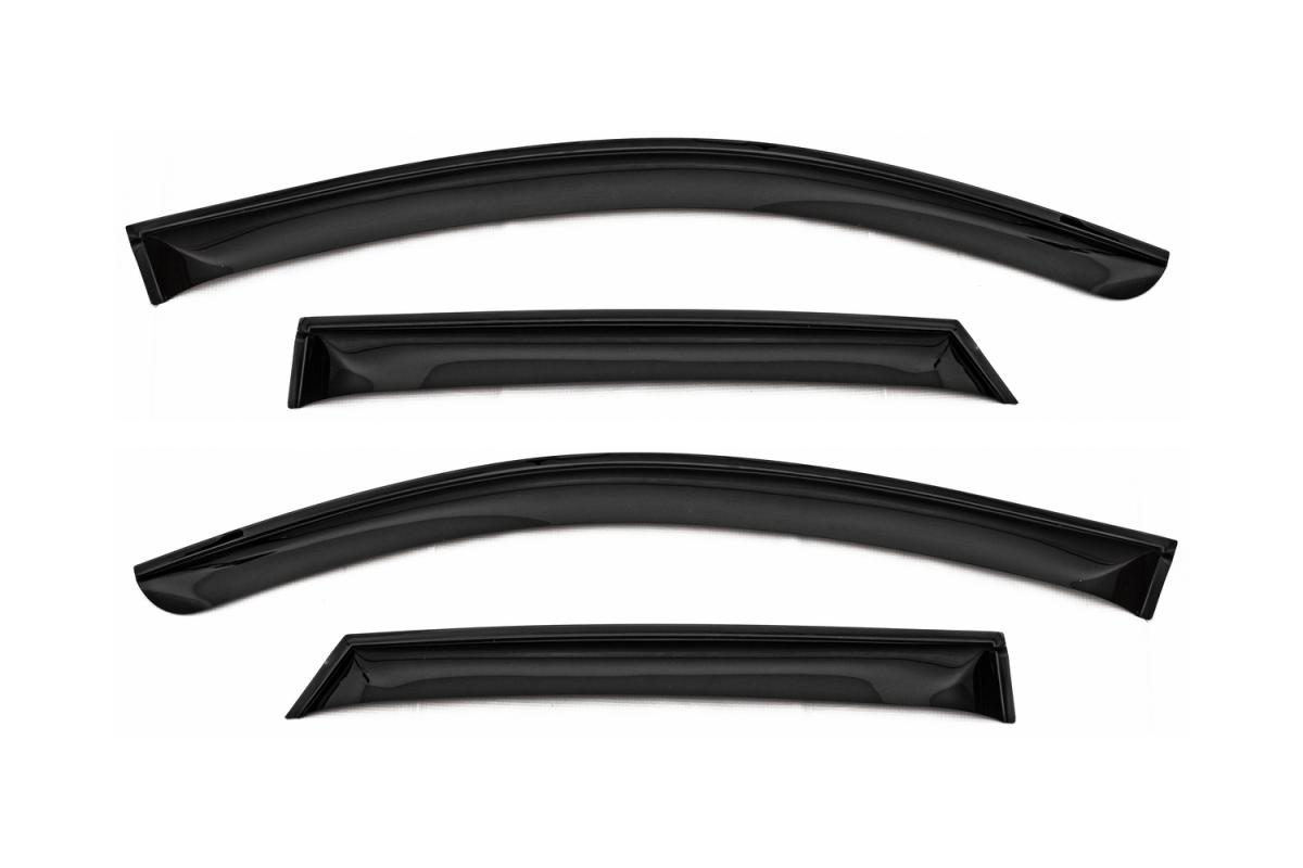 Дефлектор окон (НАКЛАДНОЙ скотч 3М) 4 шт. AUDI Q3 I 2011-2018 внедорожник