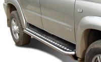 Пороги с накладным листом для автомобиля УАЗ Патриот  2005. UAP.05.41, Россия