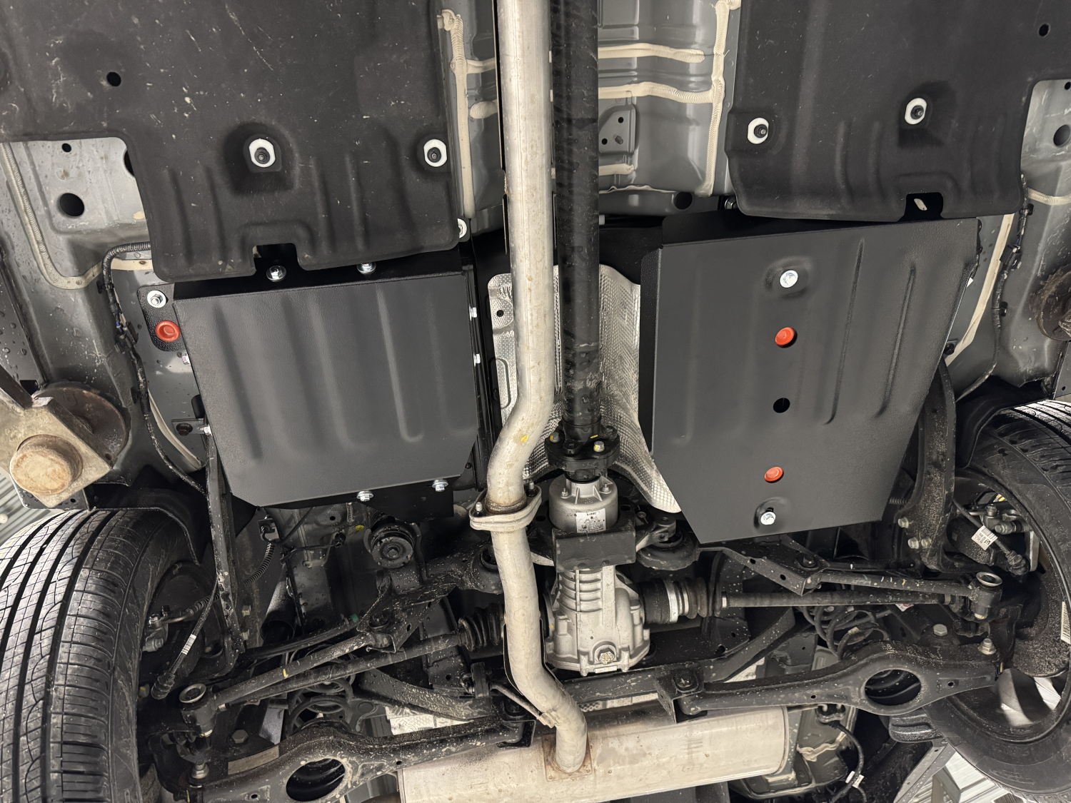 KGM Torres 2023- V-1,5 4WD защита топливного бака, ALFeco, сталь, 2 мм, арт. ALF7403st