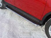Пороги с площадкой 60,3 мм для автомобиля Toyota RAV4 2013-2015, TCC Тюнинг TOYRAV13-05