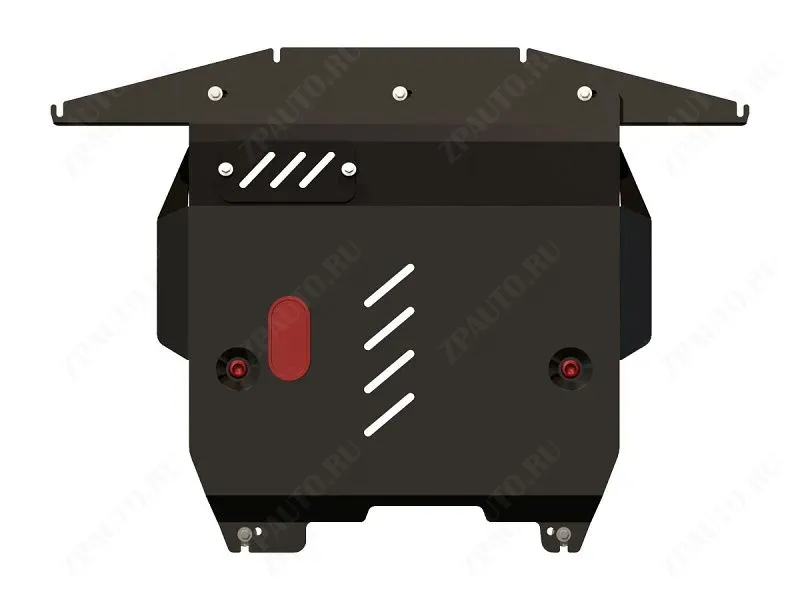 Защита картера и КПП для FIAT Panda  2003 - 2012, V-1.2, Sheriff, сталь 2,0 мм, арт. 07.0995