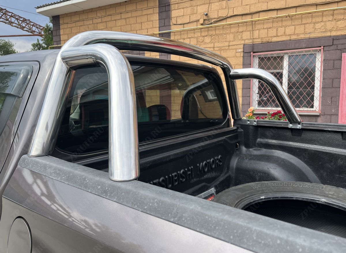 Защитные дуги для автомобиля Mitsubishi L200  2006 арт. MSL200.06.90-2