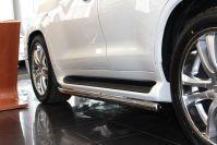 Пороги (обвод штатного порога) d-53  для Lexus LX 570, Технотек LX09_5