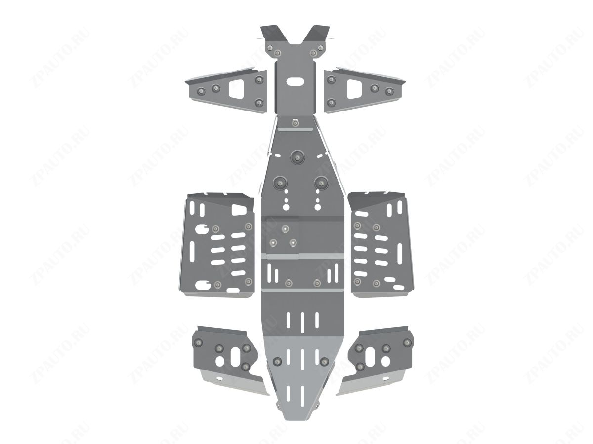 Полный комплект защиты для POLARIS Sportsman 1000/850/550 Touring 2015-19, алюминий 4 мм, STORM, арт. 3234