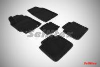 Ковры салонные 3D черные для Toyota Camry XV50 2012-, Seintex 84952