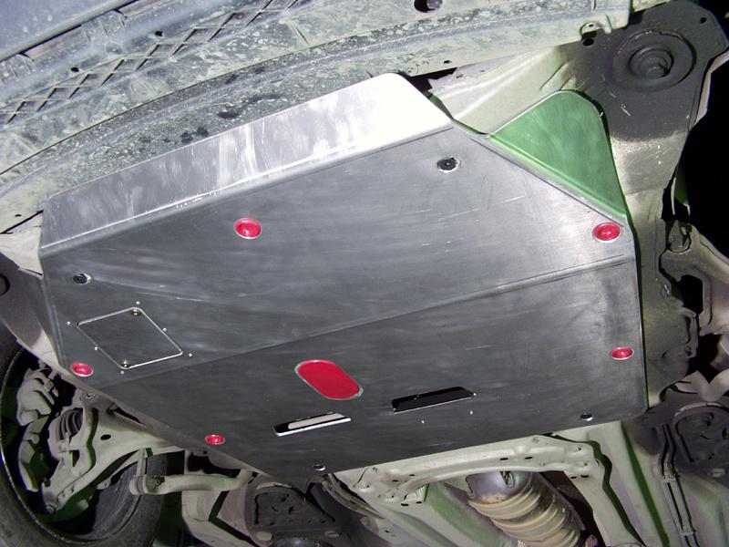 Защита картера и КПП для VOLVO S 80  1998 - 2006, V-2,0; 2,4; 2,5; 2,8; 2,4d; 2,5D, Sheriff, сталь 2,0 мм, арт. 25.0475