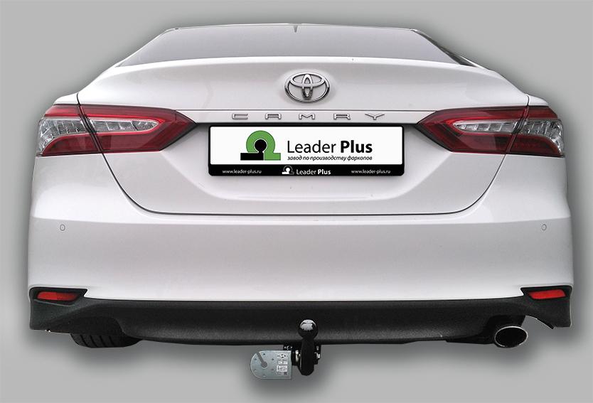 Фаркоп ТСУ для TOYOTA CAMRY VIII (седан) номер кузова (ХV70) 2017 - …. г. в., шт, Лидер-ПЛЮС, арт. T124-A