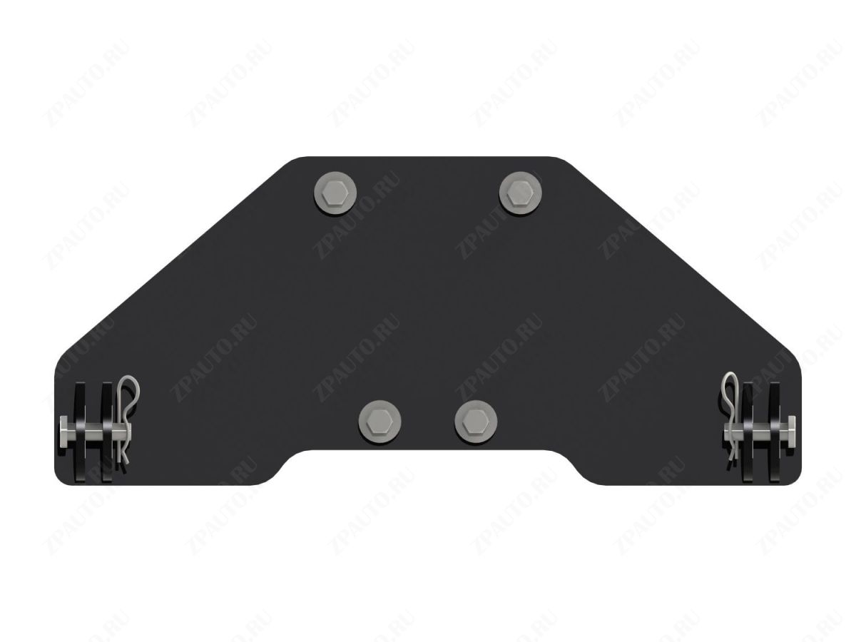 Площадка для крепления снегового отвала для POLARIS RZR XP Turbo S 2018 -, сталь 5 мм, STORM, арт. MP 0228