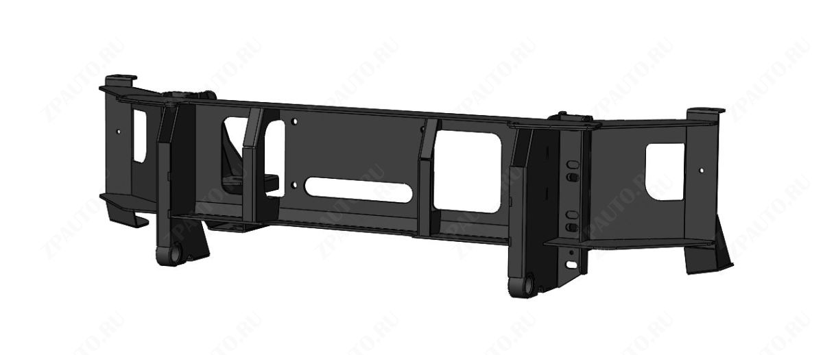 ABC.UAZ.FB.02B БАМПЕР АВС-ДИЗАЙН ПЕРЕДНИЙ UAZ ПАТРИОТ/ПИКАП/КАРГО 2005- (С ОПТИКОЙ)(ЧЕРНЫЙ)