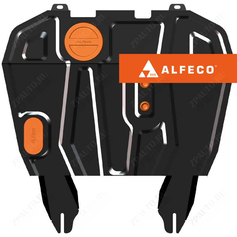 Защита  картера и КПП Citroen C4 Aircross 2012-2016 V-all , ALFeco, сталь 1.5мм, арт. ALF1402st-1