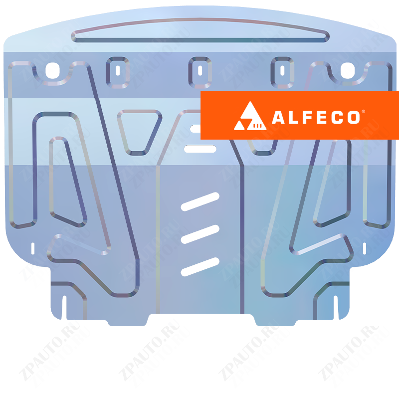 Защита  картера и КПП Toyota Spade 2012-2020 V-1,5 FWD , ALFeco, алюминий 4мм, арт. ALF24126al-2