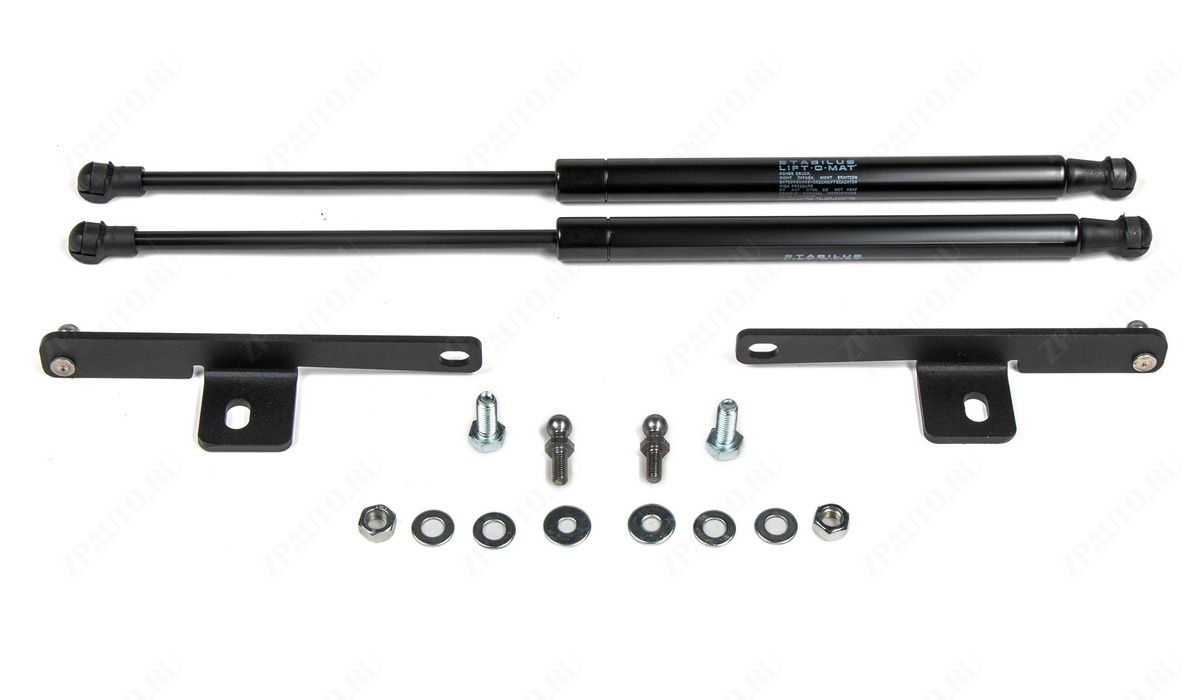 Амортизаторы капота АвтоУПОР (2 шт.) Mitsubishi L200 / Pajero Sport (2015-2019/2016-2021), Rival, арт. UMIL20021