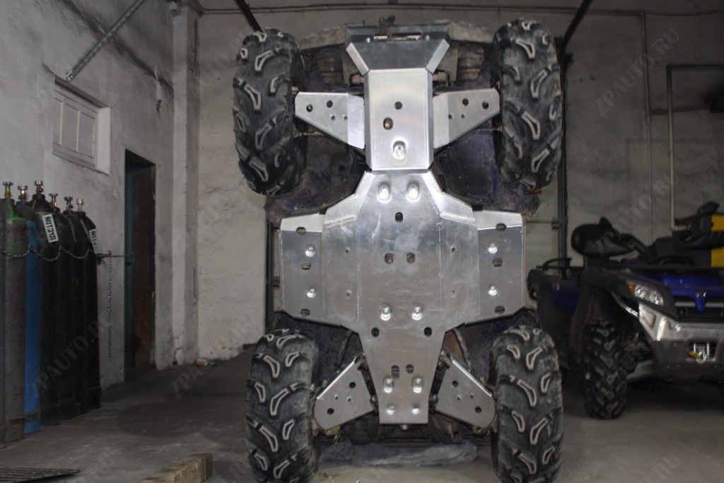 Комплект защиты квадроцикла YAMAHA Grizzly 700 2013-2015, алюминий 4мм, ALFeco, арт. ALF12010al