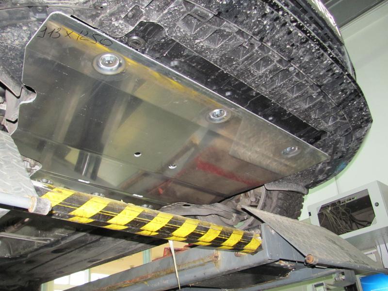 Защита картера и КПП для AUDI A 3      2012 - 2020, V-1.2TSI; 1,4 TSI АТ (CVT), Sheriff, алюминий 5 мм, арт. 02.2483