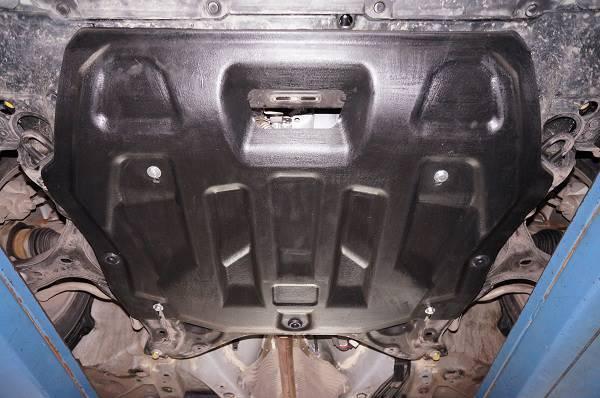 Композитная защита картера и КПП ProRoad для Honda Civic IX (sedan) (Хонда Цивик 9 седан), АВС-Дизайн 09.09k