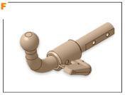 ТСУ для RENAULT Kangoo 1997-2008/NISSAN Kubistar 2003-, тип шара: F, Aragon, арт. E5218AS