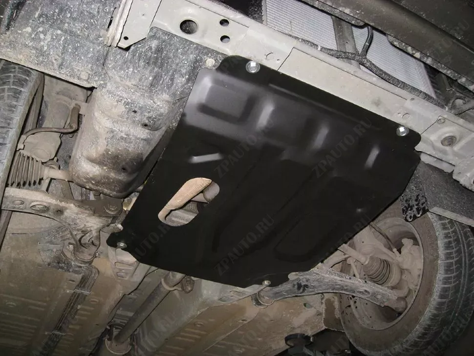 Защита  картера и КПП для Chevrolet Lanos 2005-2014  V-all , ALFeco, сталь 2мм, арт. ALF0306st