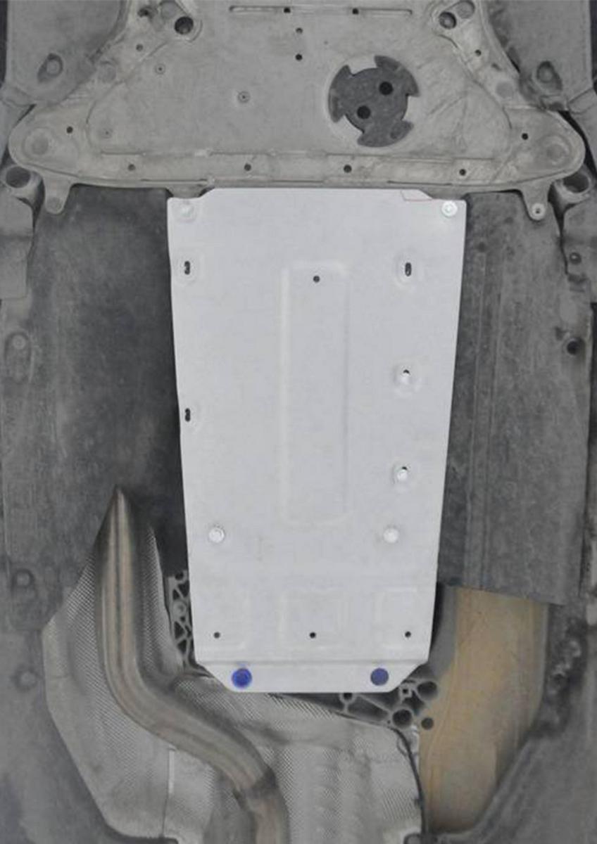 Защита КПП и РК Rival для BMW 5 серия G30/G31 4WD (520d) 2016-2020, штампованная, алюминий 3 мм, с крепежом, 333.0530.1