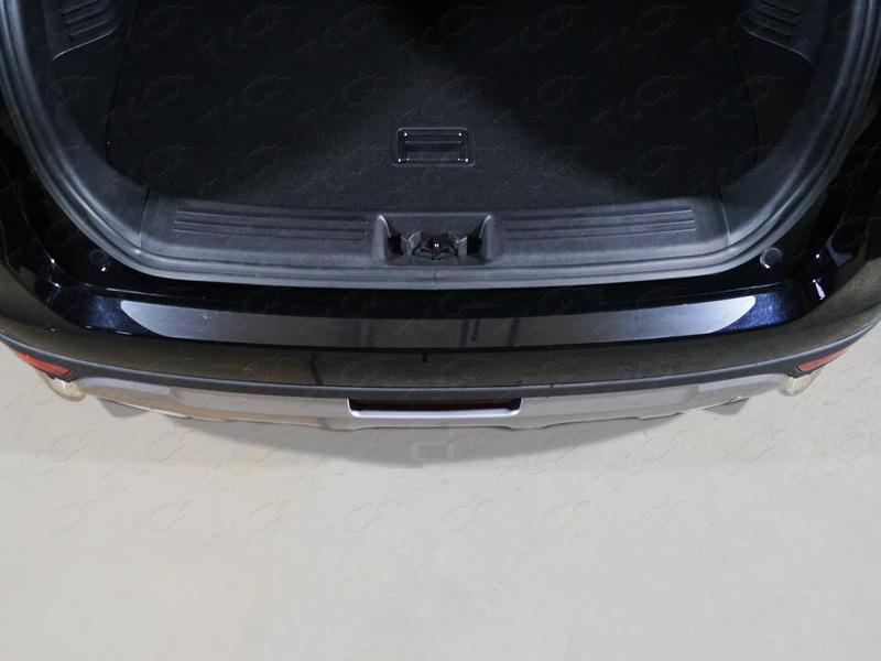 Накладка на задний бампер (лист зеркальный) для автомобиля Geely Atlas 2018-