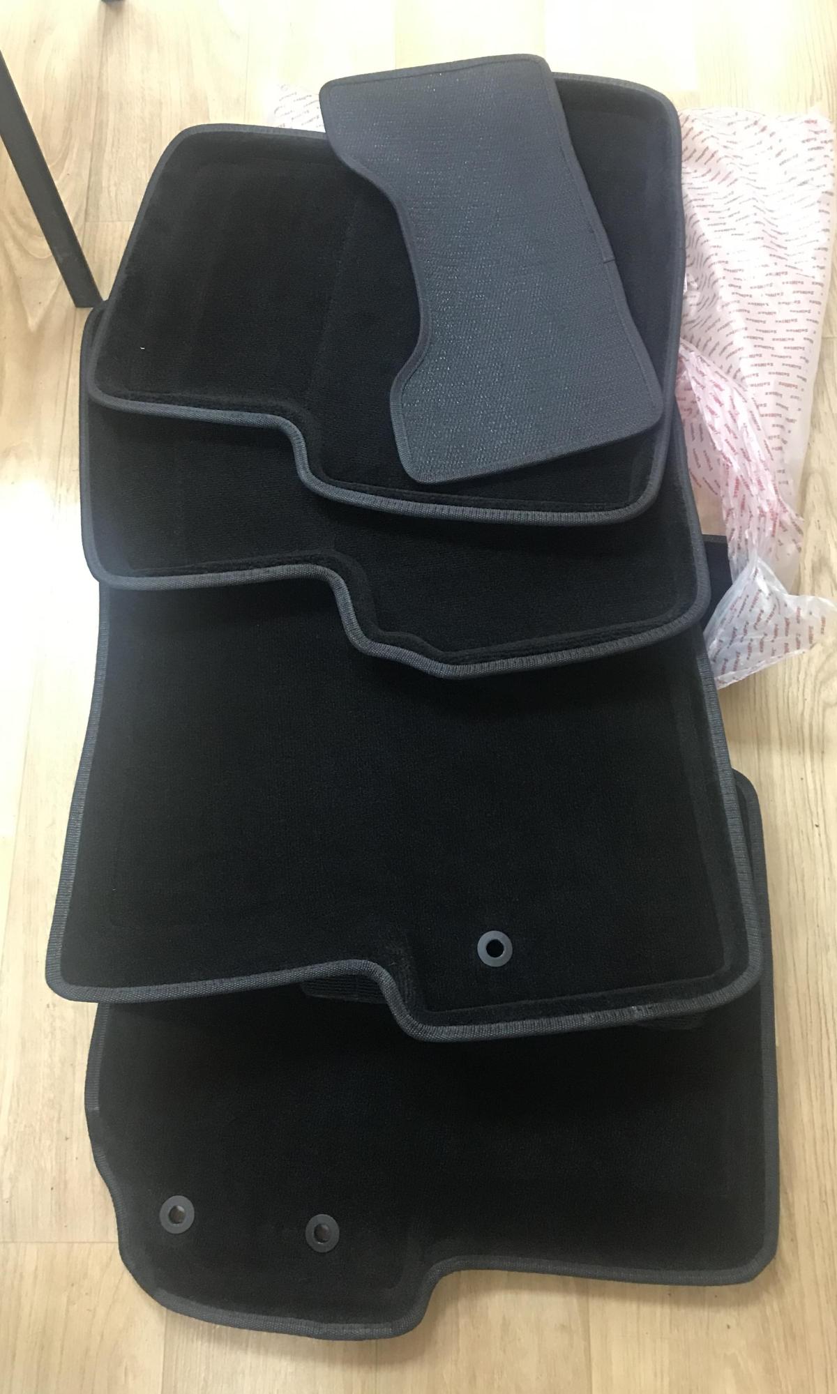 Ковры салонные 3D черные для Hyundai ix35 2010-2015, Seintex 82158