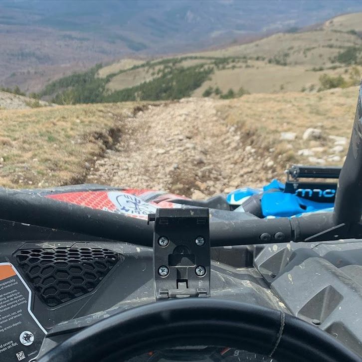 Кронштейн навигатора для CAN-AM Maverick X3 2017-, сталь 2,5 мм, STORM, арт. MP 0482