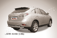 Защита заднего бампера d57+d57 двойная Lexus RX-350 (2008-2012) , Slitkoff, арт. LRX35014