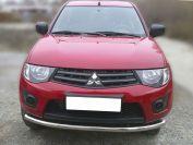 Защита переднего бампера по низу бампера d-76 для Mazda BT-50, Технотек MBT_1.1