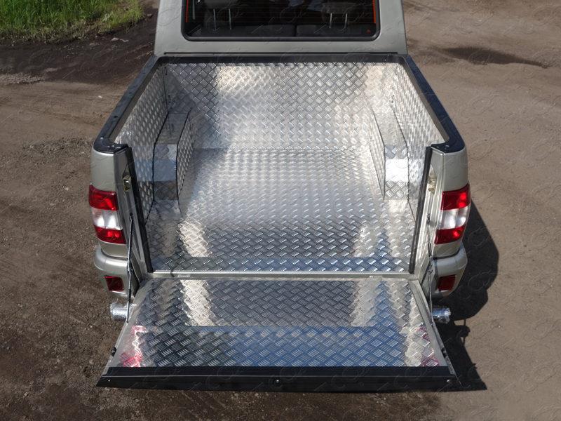 Защитный алюминиевый вкладыш в кузов автомобиля (комплект) для автомобиля UAZ Pickup 2015- TCC Тюнинг арт. UAZPIC2016-04