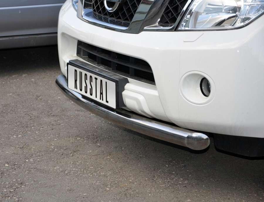 Защита переднего бампера d76 для Nissan Pathfinder 2010, Slitkoff NNZ-000351