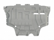 Защита картера и КПП для VOLKSWAGEN Caddy  2025 - V-2.0 AT FullWD, Sheriff, алюминий AL 3 мм, арт. 26.6532