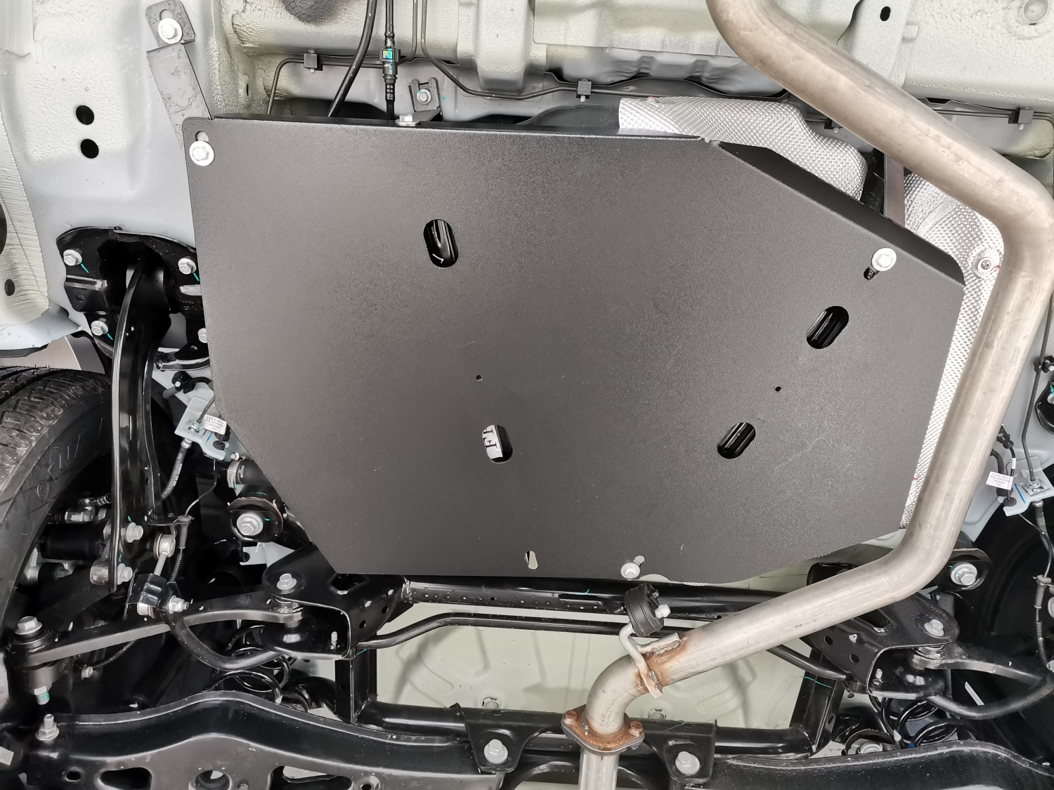 Soueast S07  2024- V-1,6  7 DCT защита топливного бака и адсорбера, ALFeco, сталь, 2 мм, арт. ALF7003st-4