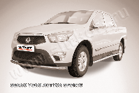 Защита переднего бампера d57 SsangYong Actyon Sport (2012-2016) , Slitkoff, арт. SYAS004