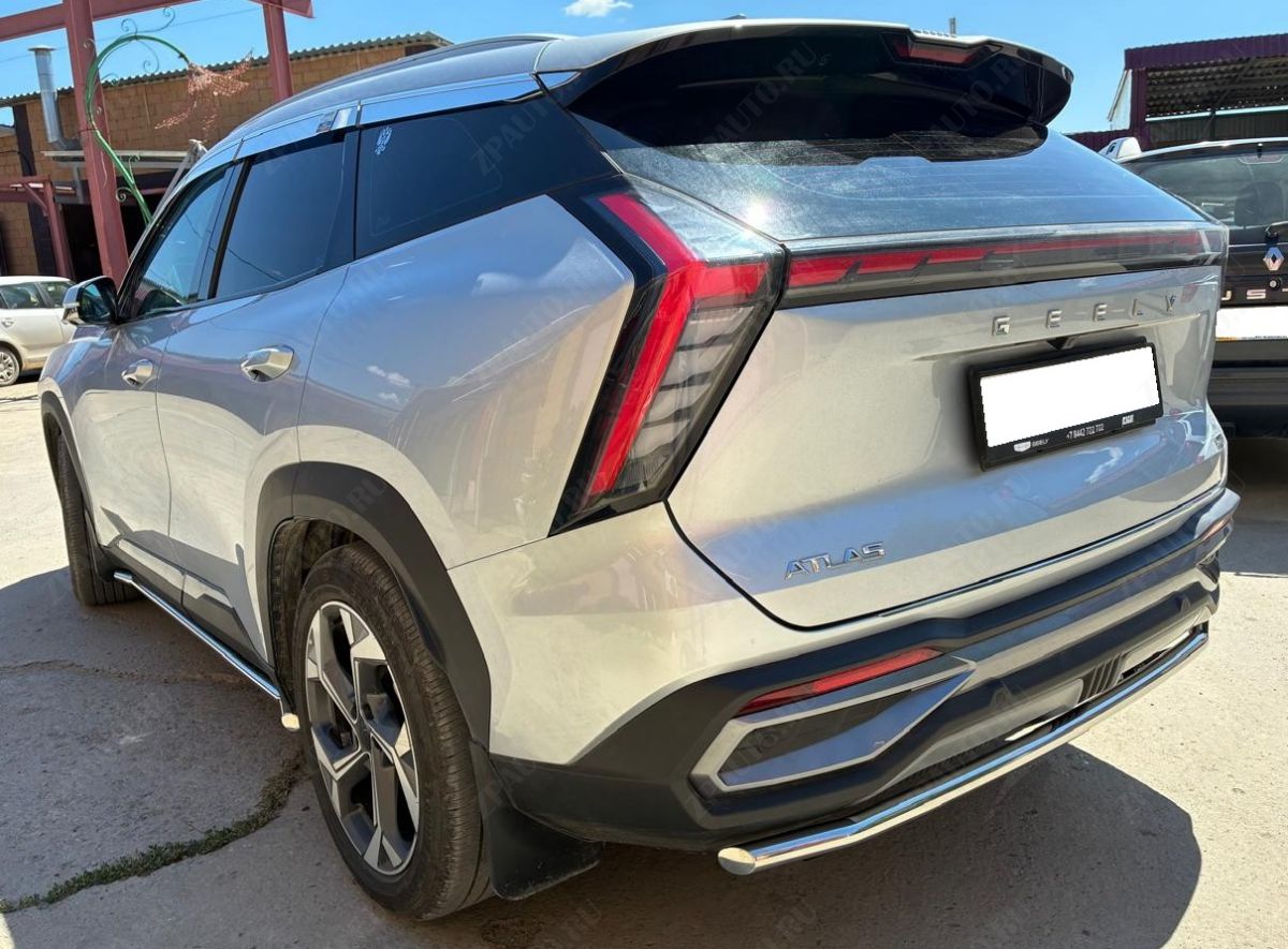 Защита заднего бампера  для автомобиля GEELY Atlas 2023 арт. GA.23.11