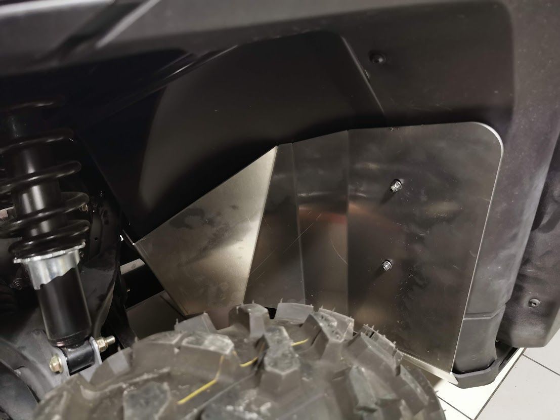 Защита колесных арок для CAN-AM Traxter/Defender 2021 -, алюминий 3 мм, STORM, арт. 5025