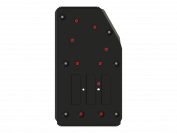 Защита топл. бака для VOLKSWAGEN Crafter  2017 -, V-2,0TDI MT AWD, Sheriff, сталь 2,0 мм, арт. 26.4439