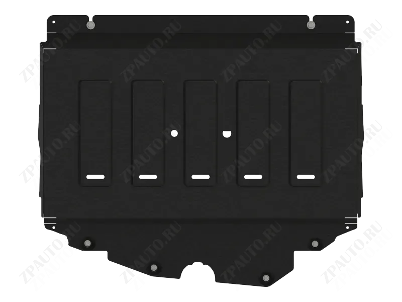 Защита картера и КПП для GAC EMPOW  2025 - V-1,5Т AT FrontWD, Sheriff, сталь сталь 2,0 мм, арт. 47.6493