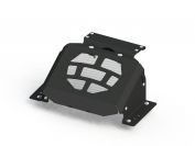 Вынос радиатора (черный) для YAMAHA Grizzly 700/550 2007-14, алюминий 4 мм, STORM, арт. MP 0242 V2