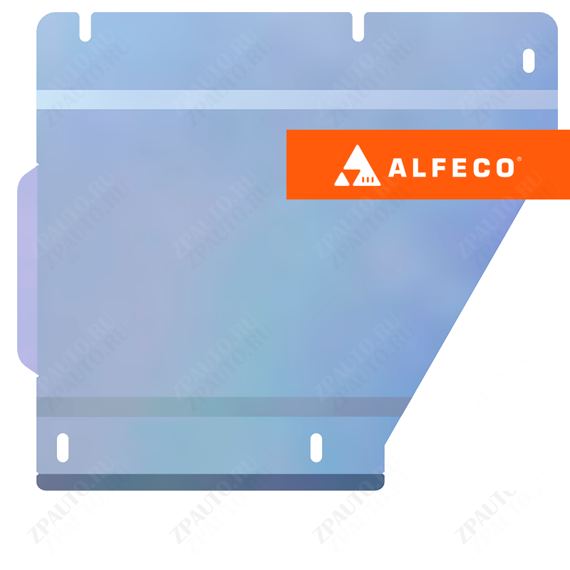 Защита  РК Nissan Patrol (Y62) 2010-2017 V-5,6 , ALFeco, алюминий 4мм, арт. ALF1534al