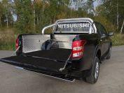 Защитный алюминиевый вкладыш в кузов автомобиля (без борта и дна) для автомобиля Mitsubishi L200 2015-2018 TCC Тюнинг арт. MITL20015-43