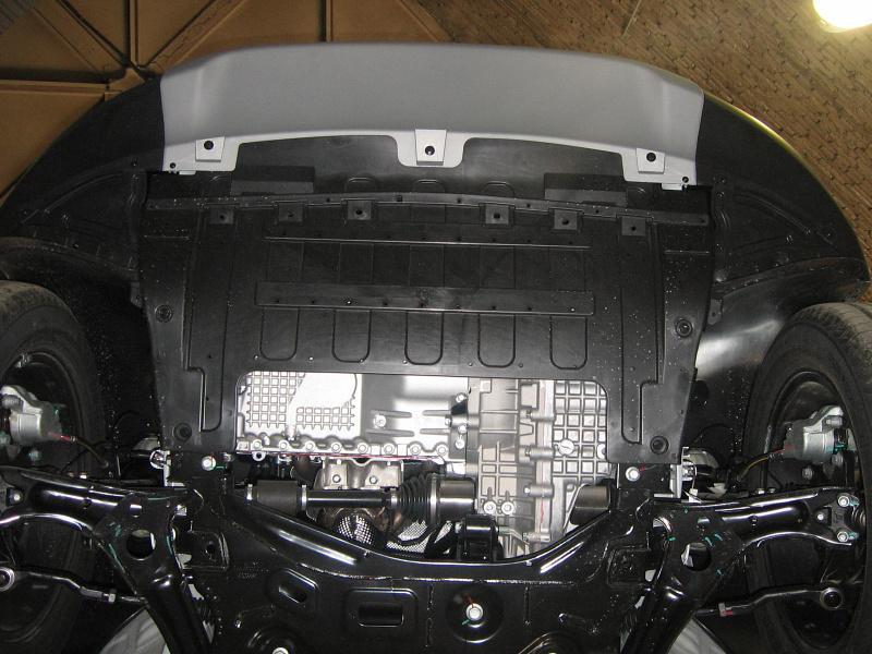 Защита картера и КПП для EXEED LX  2022 -, V-1,6 АТ FWD, Sheriff, алюминий 4 мм, арт. 28.4213