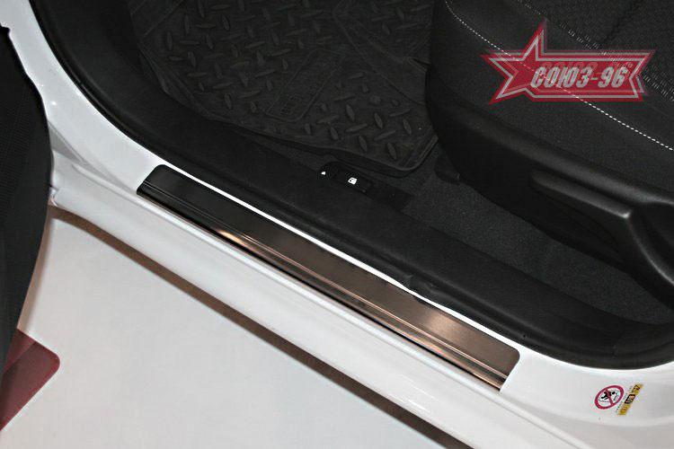 Накладка на внутренние пороги без логотипа для Toyota Corolla 2013, Союз-96 TCOR.31.3897
